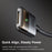 MCDODO CA-207 2m 140W USB C to Compatible with MagSafe 3 Cable with Indicator Light Nylon Braided Charging Cord - Black - 3