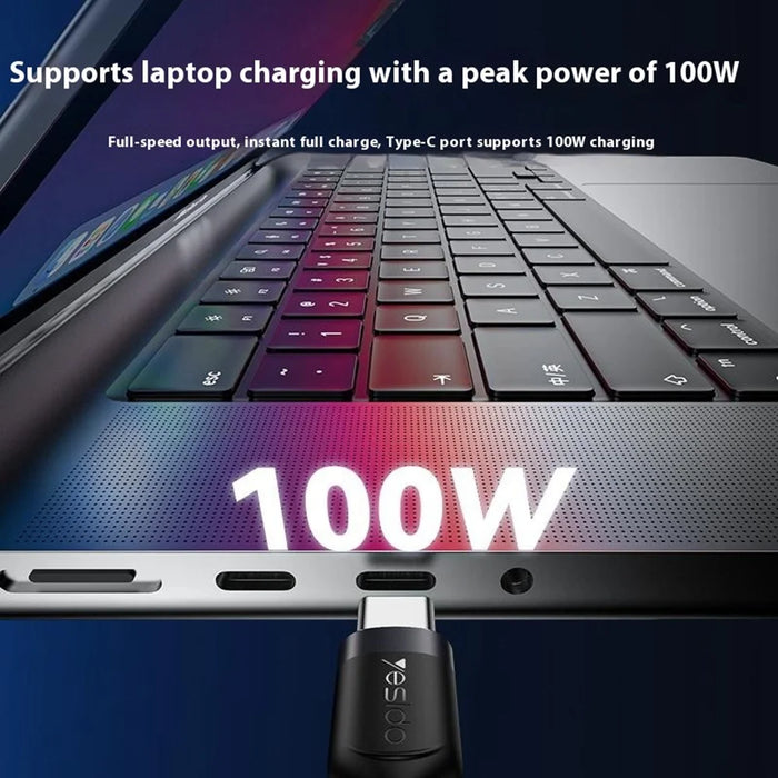 YESIDO CA92 2 in 1 USB C to Dual USB C Splitter Cable PD 100W Fast Charging Braided Wire - 3