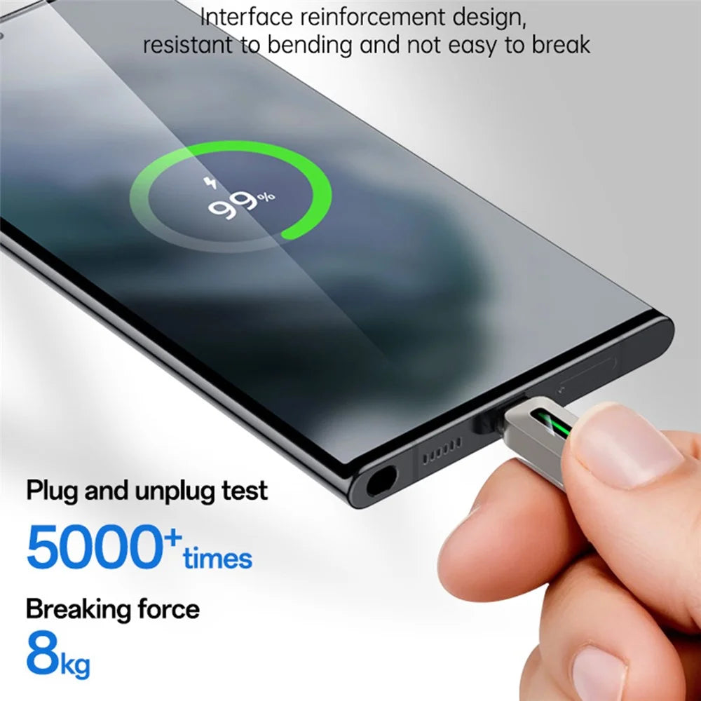 YESIDO CA137C USB A to Type C 66W Fast Charging Cable with Flowing Light Compatible with CarPlay - 6