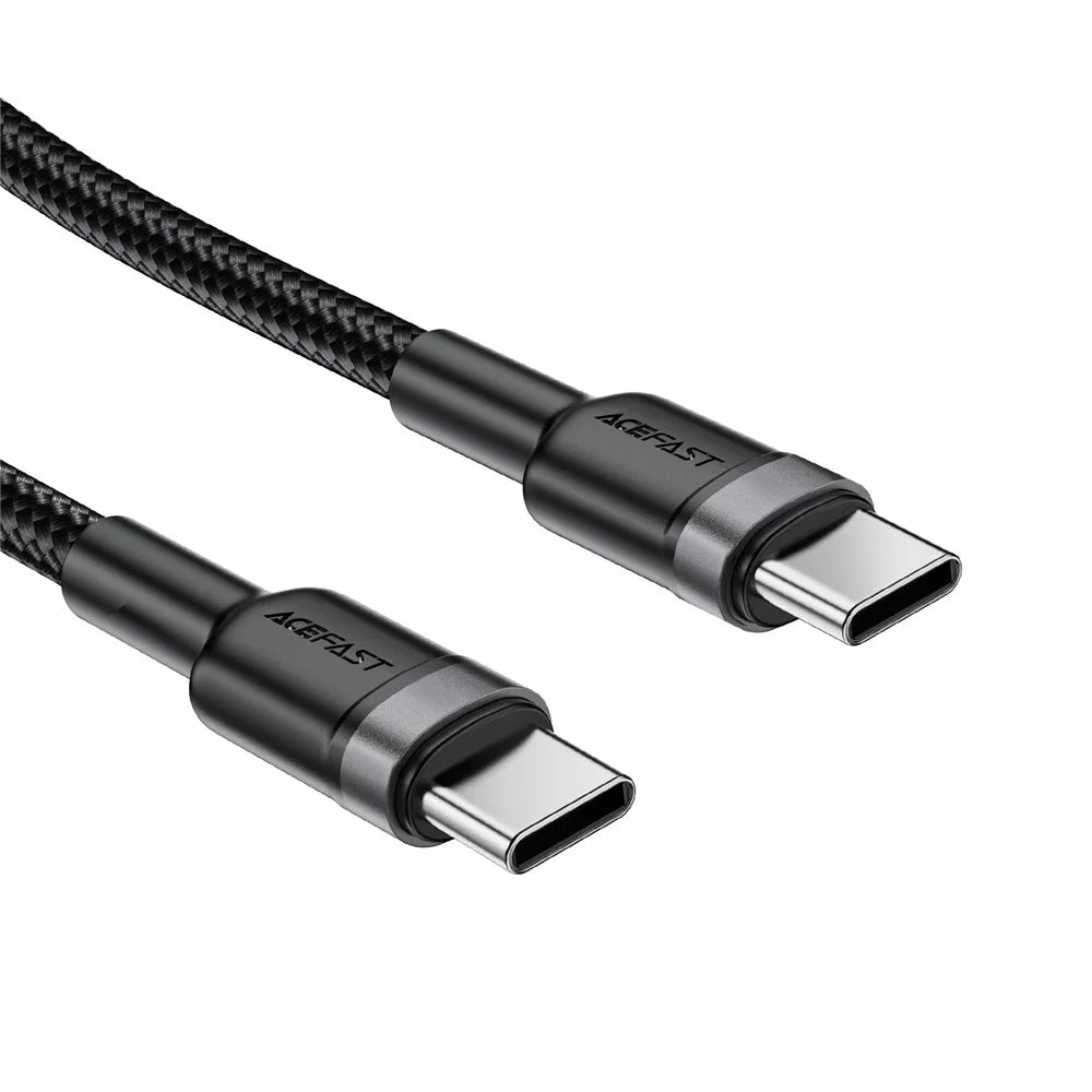 ACEFAST C22-03 1.2m USB-C to USB-C Aluminum Alloy Braided Charging Cable 60W Fast Charge Data Cord - 3