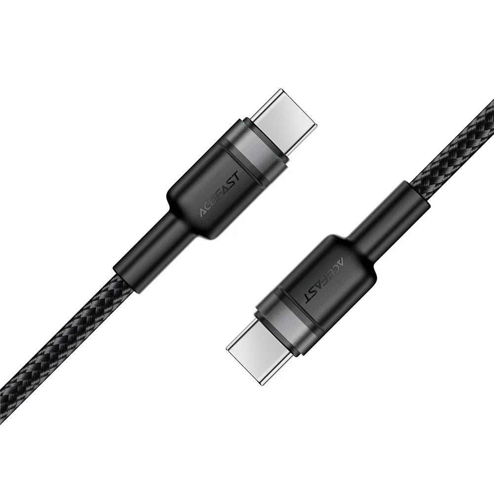 ACEFAST C22-03 1.2m USB-C to USB-C Aluminum Alloy Braided Charging Cable 60W Fast Charge Data Cord - 4