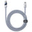 REMAX CB02 For USB-C Devices 100W Zinc Alloy Braided Data Cable With Digital Display 1.2M Fast Charging Cable - 1