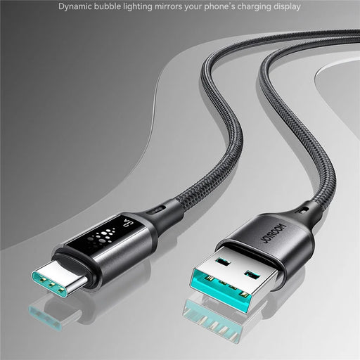 JOYROOM S-A60 1.2m 3A USB-A to Type-C Cable Fast Charging Data Sync Nylon Braided Cord - 2
