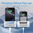 VENTION CTQBH 2m USB 2.0 Type A to Type C Data Cable 3A Fast Charging Wire for Smartphone Tablet, Black - 5
