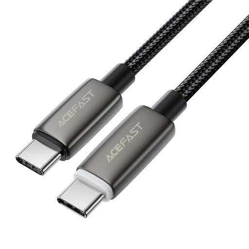 ACEFAST C23-03 1.2m Smart Power Off Charging Cable 3A 60W Fast Charging USB C to USB C Braided Data Cord - 1