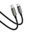 ACEFAST C23-03 1.2m Smart Power Off Charging Cable 3A 60W Fast Charging USB C to USB C Braided Data Cord - 3