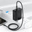 ACEFAST C23-03 1.2m Smart Power Off Charging Cable 3A 60W Fast Charging USB C to USB C Braided Data Cord - 5
