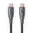 WEKOME WDC-117 Flash Series 1m Type-C to Type-C 65W Fast Charging 480Mbps Data Cable - Black - 1