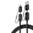 TOOCKI TQ-X95 1.5m USB-A / USB-C to USB-C / iP 240W Fast Charging 40Gbps Data Transfer Nylon Braided Cable - 1