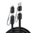 TOOCKI TQ-X96 1.2m USB-A / USB-C to USB-C / iP 100W Fast Charging Digital Display Data Cable - 1
