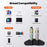 TOOCKI TQ-X103 2m USB-A / USB-C to USB-C / iP 240W Fast Charging Data Cable with Colorful Breathing Light - 7