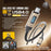 WEKOME WDC-49 Ladon 4 Type-C to Type-C Cable 40Gbps Data Transfer 240W High Power Data Cable - 2