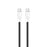 BUDI DC263TT12 1.2m USB C to USB C Data Cord PD 65W Fast Charging Soft TPE Cable - Black - 1