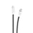 BUDI DC263TT12 1.2m USB C to USB C Data Cord PD 65W Fast Charging Soft TPE Cable - Black - 2