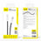 BUDI DC263TT12 1.2m USB C to USB C Data Cord PD 65W Fast Charging Soft TPE Cable - Black - 5