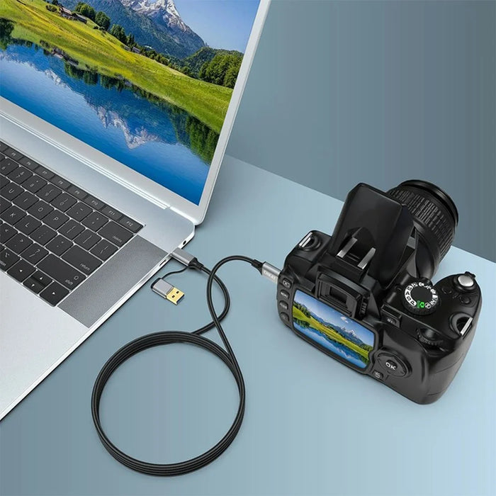 ENKAY HAT PRINCE 2 in 1 0.5m USB 3.0 A / Type-C to USB 3.0 Micro B Cable Camera Hard Drive Rapid Data Transfer - 7