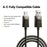 ESSAGER 2m USB A to USB C Stainless Steel Cable 7A Fast Charging 480Mbps Data Sync Cord - 2