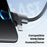 ESSAGER 0.25m USB-A to USB-C  /  Micro 480Mbps Data Sync Cord 7A 100W Fast Charging Cable - 5