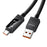 ESSAGER USB-A to USB-C Cable 7A 100W Digital Display Fast Charging Data Cable 0.25m - 1