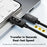 ESSAGER Type-C to Type-C Smart Display Cable 100W Power Delivery 480Mbps Data Transfer Cable 0.25m - 4