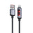 WEKOME WDC-106 1.2m 2.4A USB to iP Fast Charging Charger Cable Overload Protection Data Cable - Black - 1