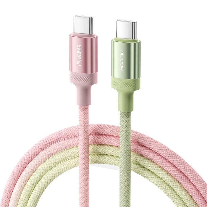 TOOCKI TX108C4 2m PD 240W USB-C to USB-C Fast Charging Cable Built-in E-Marker Chip 480Mbps Data Cable for Laptop  /  Tablet  /  Phone - 1