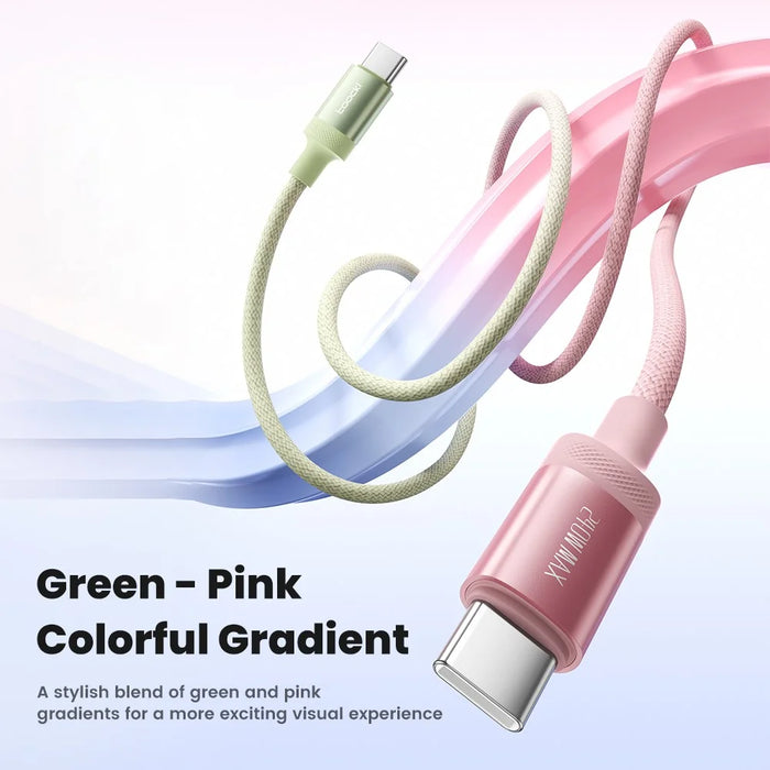 TOOCKI TX108C4 2m PD 240W USB-C to USB-C Fast Charging Cable Built-in E-Marker Chip 480Mbps Data Cable for Laptop  /  Tablet  /  Phone - 4