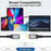 3m Aluminum Alloy Type-C Male to Female Extension Cable USB3.1 Gen2 Data Cable 4K / 60HZ Video Support 10Gbps Data Transfer - 3