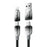 TOOCKI X118C2 1.2m USB-A  /  USB-C to USB-C  /  iP 480Mbps Data Cable PD 100W Fast Charging Cable with E-Marker Chip for Laptop Phone - Black - 1
