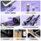SIKAI Type C to Type C Data Cable 240W High Power Fast Charging USB C Braided Wire for Phones/Tablets/Laptops - Dual Head 540 Degree Rotation - 4