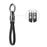 SIKAI Keychain Design 240W PD 3.0 Type-C to Type-C Fast Charging Data Cable for Laptop / Tablet / Phone - Black - 1