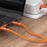 BUDI DC271TTT15C 1.5m USB-C to Dual USB-C 100W Fast Charging Cable Nylon Braided Data Cord - 2