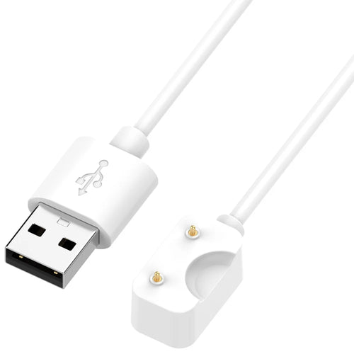 For Samsung Galaxy Fit3 5V/1A Charging Cable 100cm Smart Watch Magnetic Charging Wire - White - 1