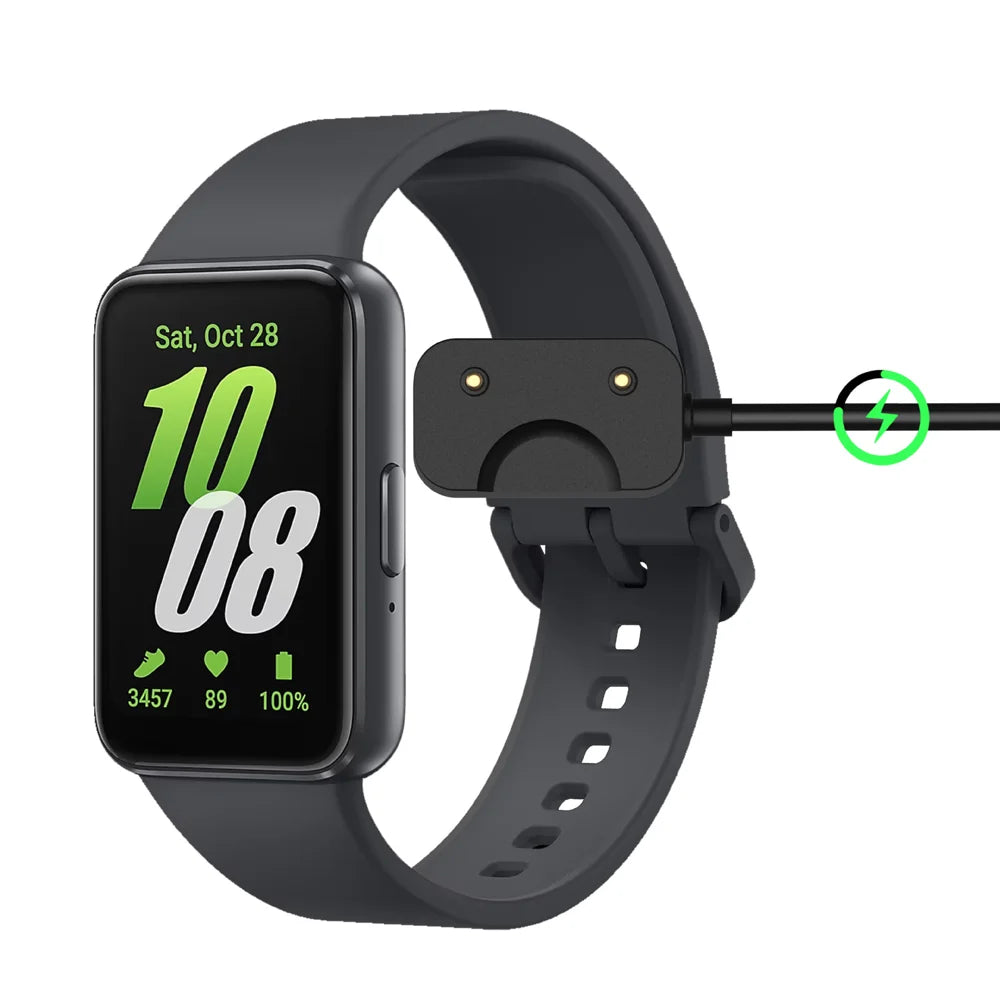 For Samsung Galaxy Fit3 SM-R390 5V/1A Smart Watch Charger 60cm Magnetic Charging Cable - White - 7