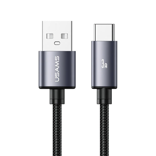 USAMS SJ767 U91 Type-C Cable 3A Fast Charging Data Cable 1m / 18W Quick Charge Aluminum Alloy - 1