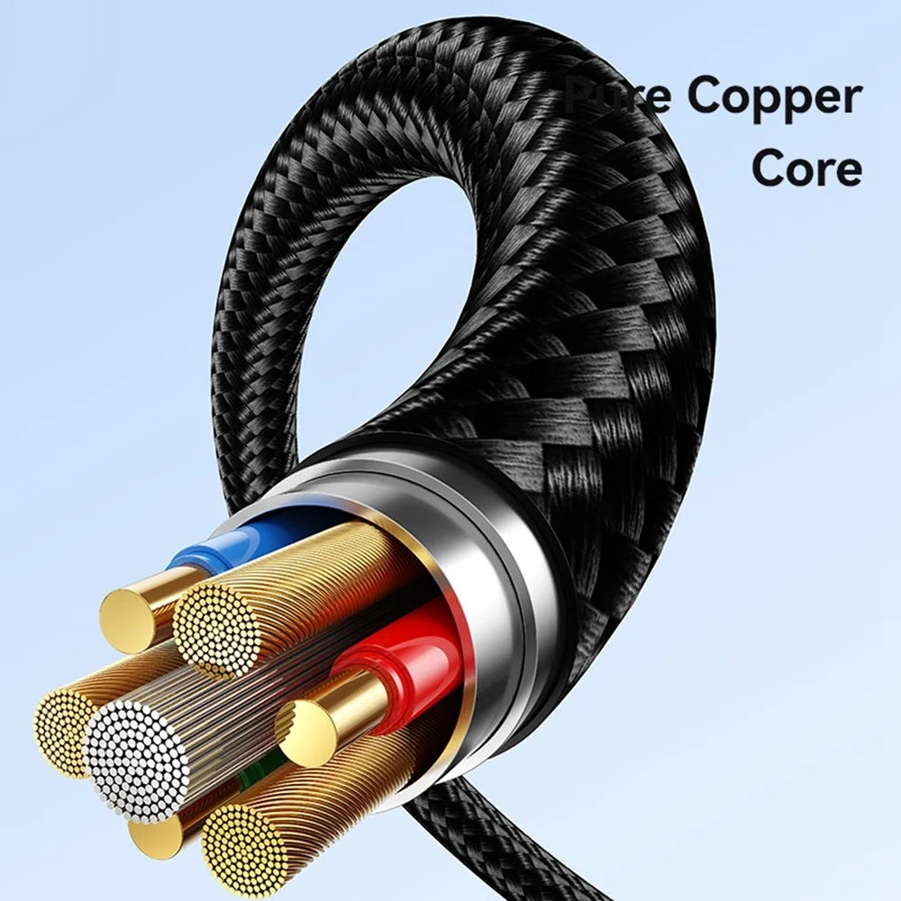 USAMS SJ767 U91 Type-C Cable 3A Fast Charging Data Cable 1m / 18W Quick Charge Aluminum Alloy - 4