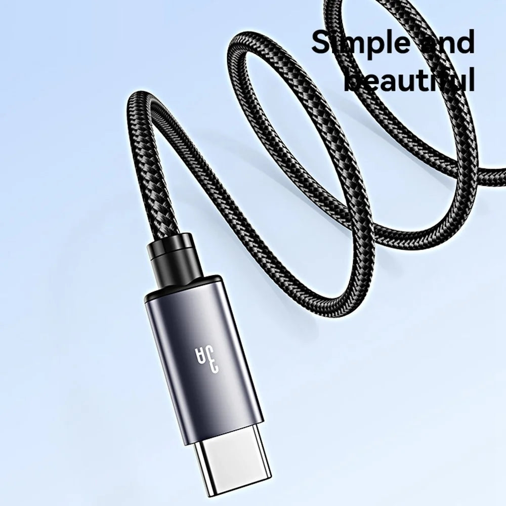 USAMS SJ767 U91 Type-C Cable 3A Fast Charging Data Cable 1m / 18W Quick Charge Aluminum Alloy - 5
