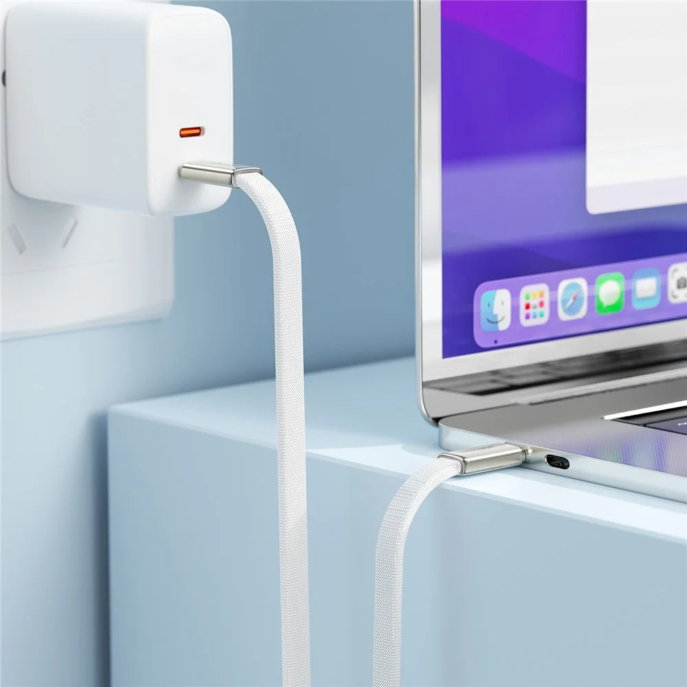 ACEFAST C24-03 USB-C to USB-C Cable Ultra Thin Charging Data Cable 60W Fast Charging Durable Nylon Braided Cable - 6