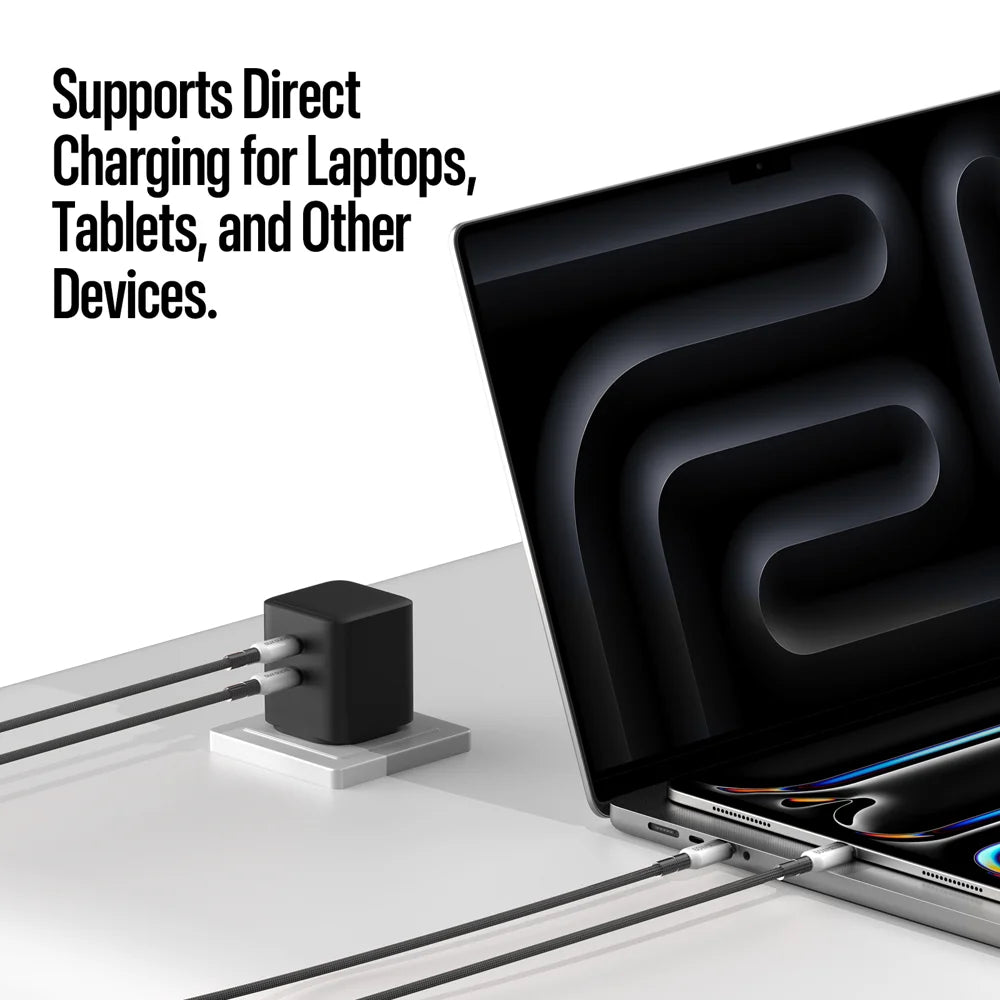 DUX DUCIS 60W Type-C To Type-C 1m  WLCM Series 60W Type-C To Type-C 1m Braided Cable with Gradient Connector - Black - 6