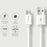 DEVIA 2.1A 1M Smart Cable Micro USB Charging Cable Fast Data Transfer Android Cable - White - 4