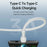 DEVIA Kintone Series Type-C to Type-C Cable 3A 1M 60W Fast Charging Data Sync Cable - White - 4