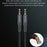 DEVIA EC618 1m Ipure Series 3.5mm Audio Cable Clear Sound Braided Nylon Audio Cable - Black - 3