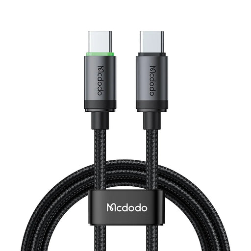 MCDODO CA-4411 3m Type-C to Type-C Cable 60W Fast Charging Data Cord with LED Light - Black - 1