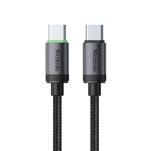 MCDODO CA-4411 3m Type-C to Type-C Cable 60W Fast Charging Data Cord with LED Light - Black - 2