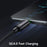 MCDODO CA-3961 3m USB-A to USB-C Cable with Charging Light, 3A Fast Charging Data Transfer Cord - Black - 4