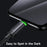MCDODO CA-3961 3m USB-A to USB-C Cable with Charging Light, 3A Fast Charging Data Transfer Cord - Black - 5