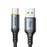 MCDODO CA-0570 1.2M USB-A to USB-C Cable 6A Super Fast Charging Smart Auto Power Off 480Mbps Data Transfer Cable - Black - 1