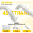 AMORUS 1m USB-A to USB-C 12W 2.4A Fast Charging Wire Nylon Braided Data Cable for Samsung / Huawei / Xiaomi - 7
