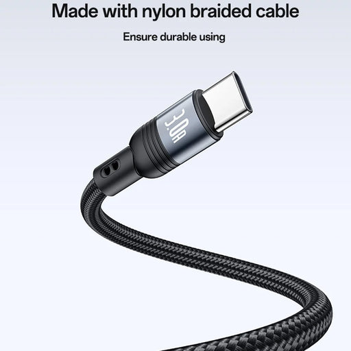 YESIDO CA203 USB-A / USB-C to iP  /  USB-C  /  Micro Fast Charging Cable Braided Charging Cord for iPhone Samsung Huawei Xiaomi - 2