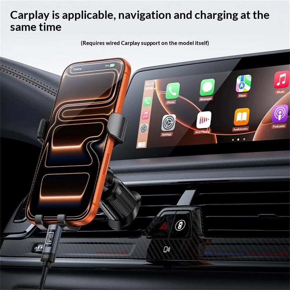 YESIDO CA138C 120cm OLED Digital Display USB-A to USB-C 66W Fast Charging Nylon Braided Data Cable - 5